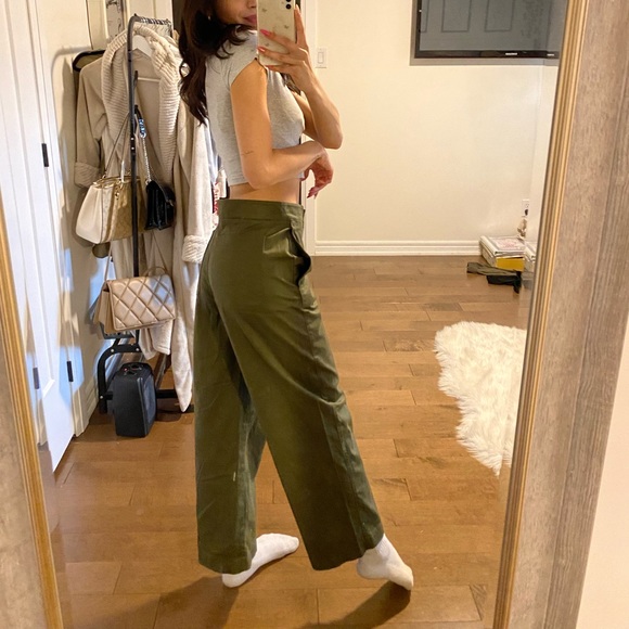 BABATON GREEN DRESS PANTS - Picture 2 of 7